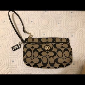 Coach Bags - Final Price! COACH Signature C black wristlet Coach Bags - Final Price! COACH Signature C black wristlet